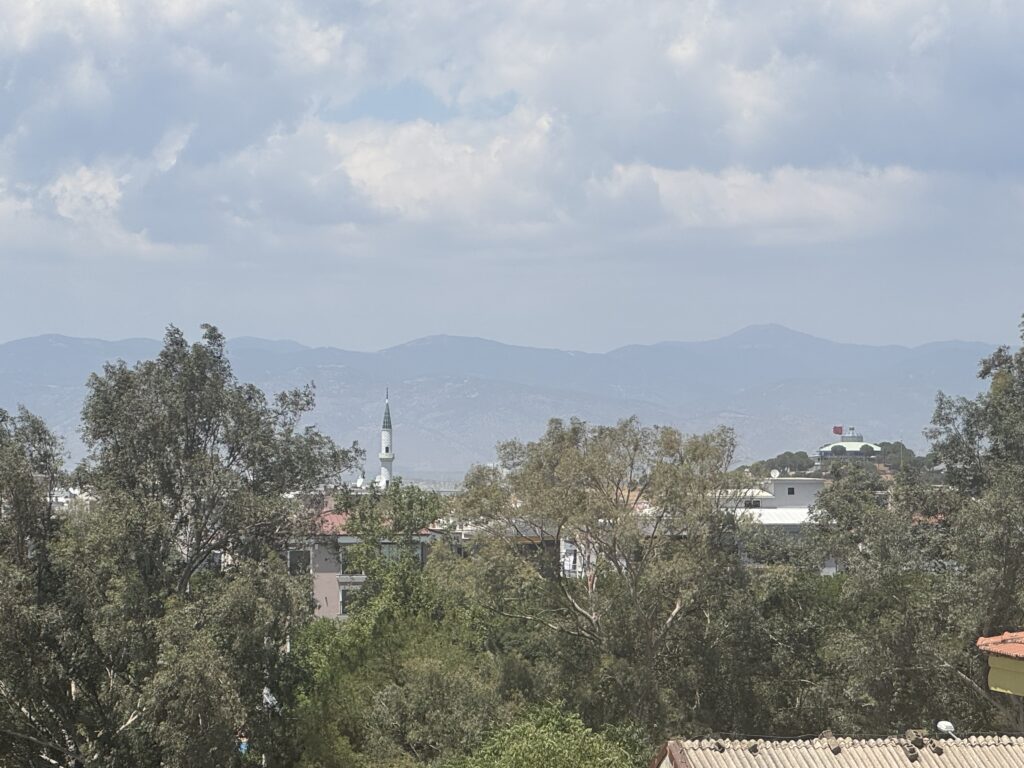 Tire’de Şiddetli Rüzgar Etkisini göstermeye başladı .