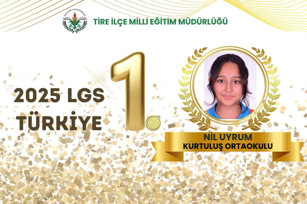 Tireli Öğrenciden Türkiye Birinciliği Gururu!