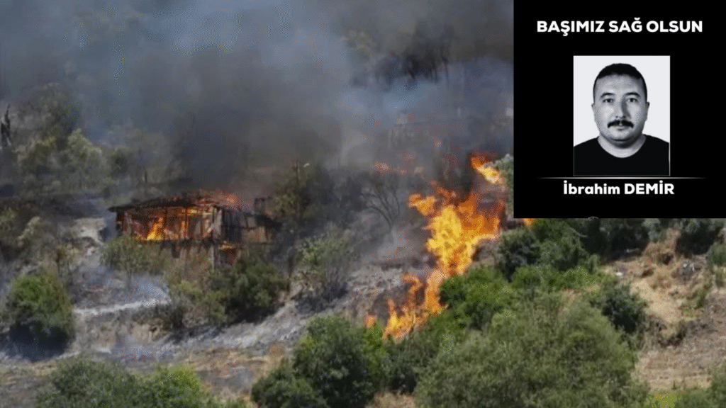 Ödemiş yangınından acı haber geldi.