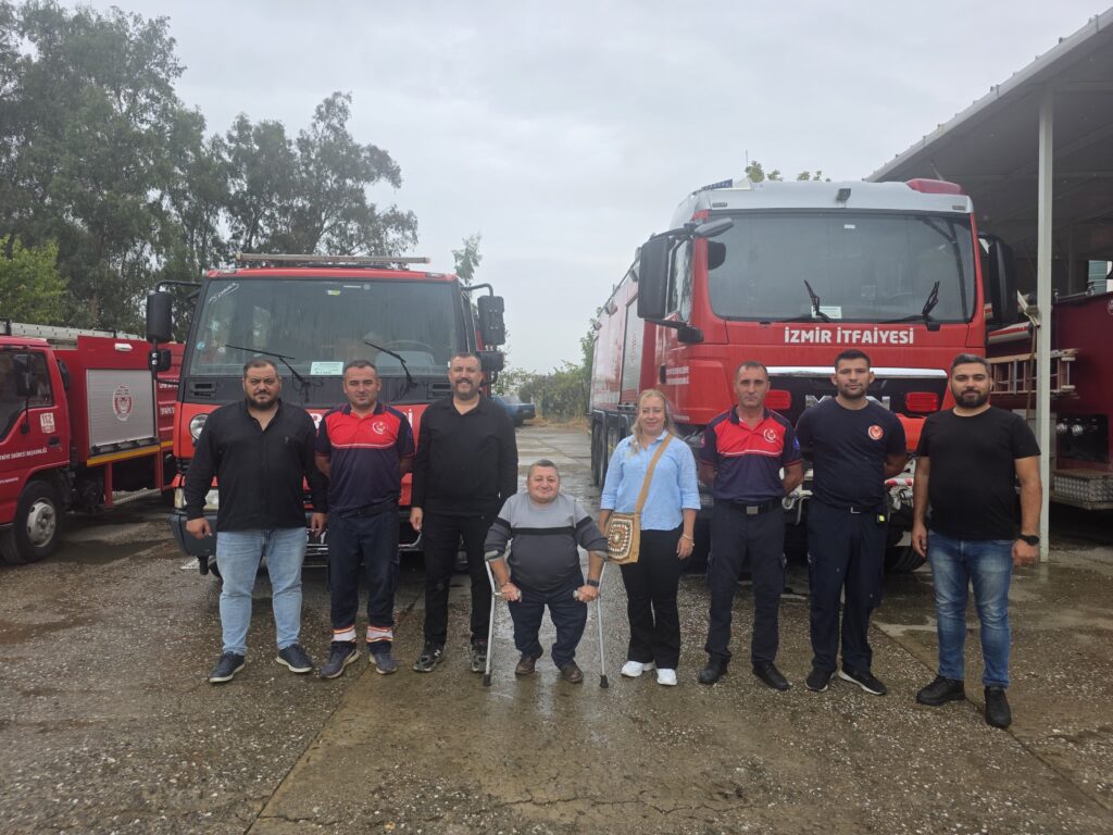 TİRE BASININDAN İTFAİYE ZİYARETİ