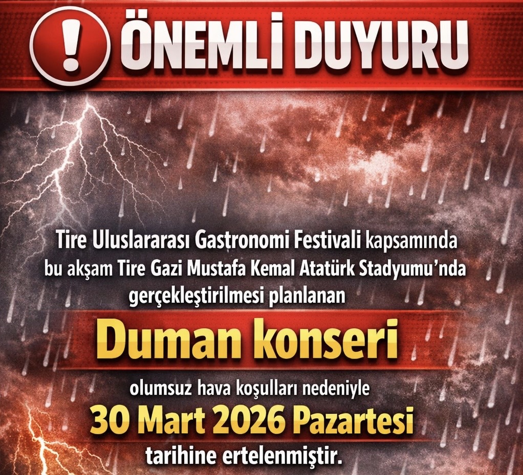 ÖNEMLİ DUYURU