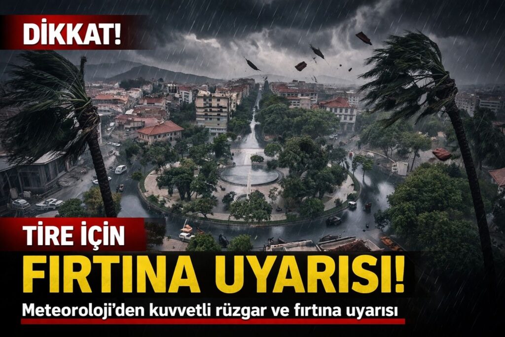 Meteoroloji’den İzmir için sarı kodlu fırtına uyarısı yapıldı.