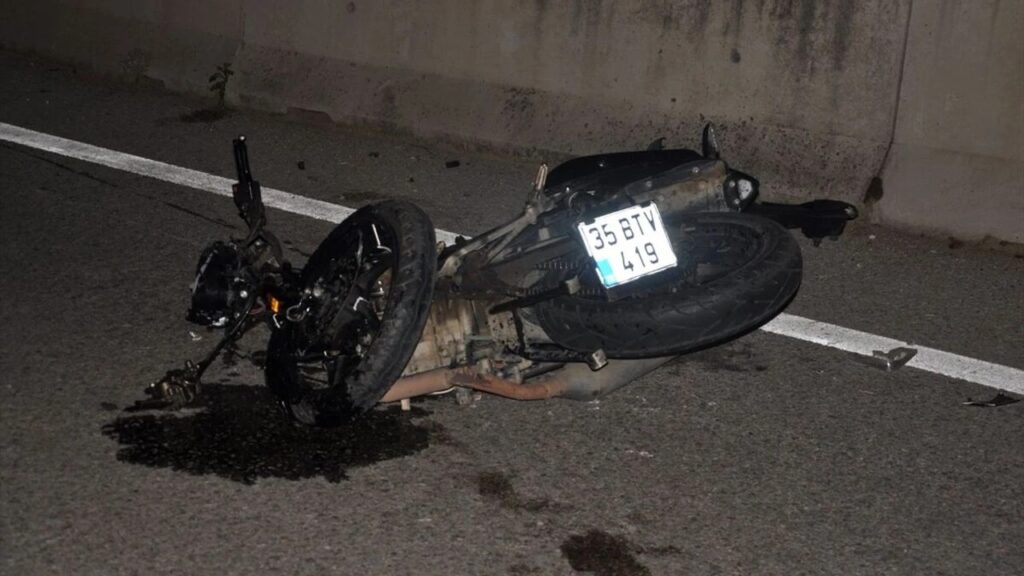 Genç Motosikletli Kazada Hayatını Kaybetti