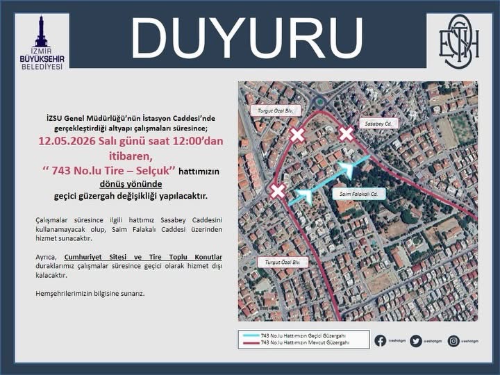 Hastane Kavşağı Geçici Olarak Araç Trafiğine Kapatıldı