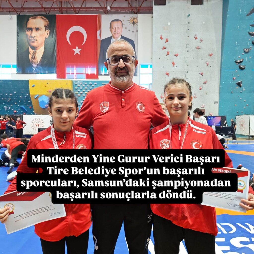 Minderden Yine Gurur Verici BaşarıTire Belediye Spor’un başarılı sporcuları, Samsun’daki şampiyonadan başarılı sonuçlarla döndü.