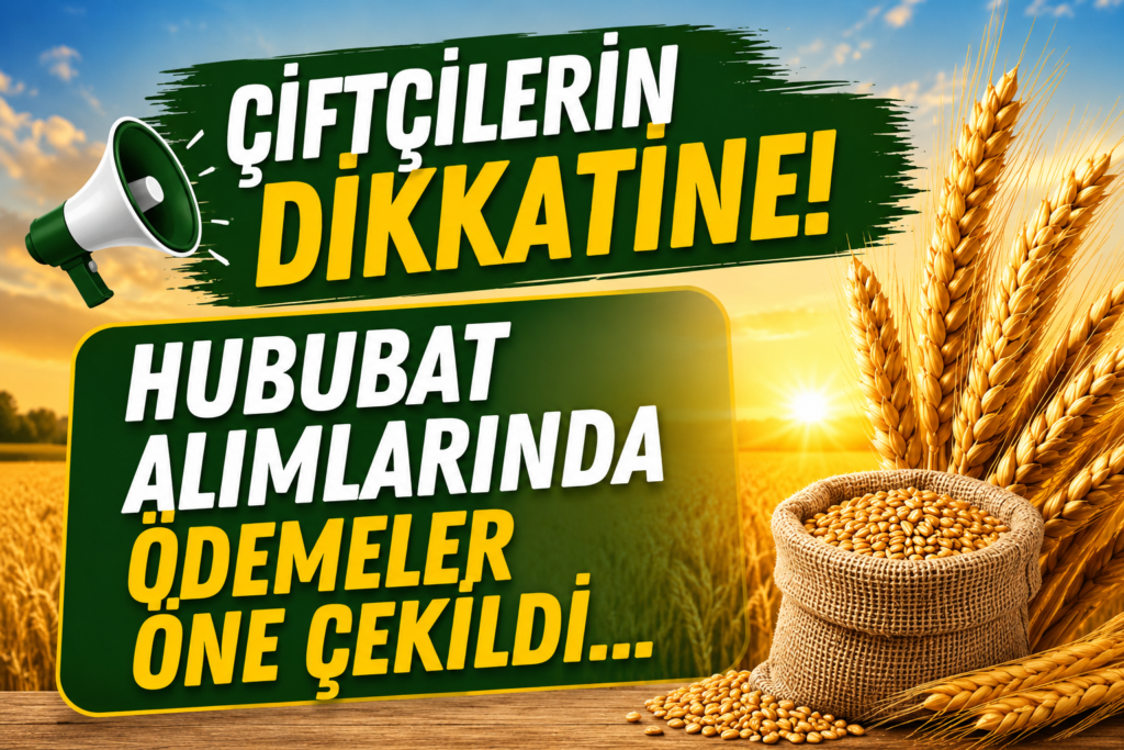 ÇİFTÇİLERİN DİKKATİNE !