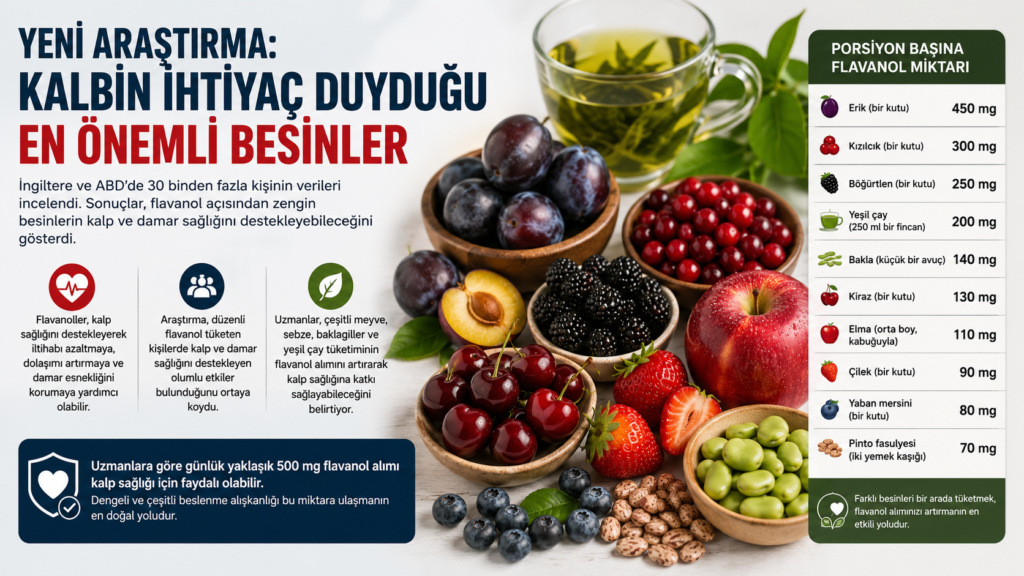 Yeni Araştırma: Kalbin İhtiyaç Duyduğu En Önemli Besinler Açıklandı
