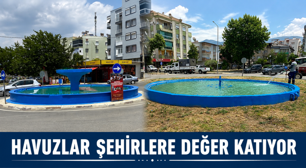 Kamu Alanlarındaki Görsel Havuzlar Şehirlere Değer Katıyor