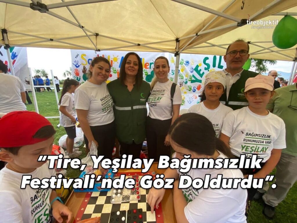 Tire, Yeşilay Bağımsızlık Festivali’ne Damga Vurdu
