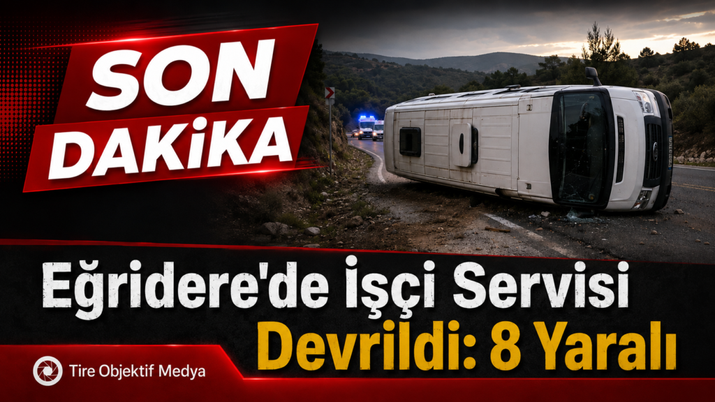 Eğridere’de İşçi Servisi Devrildi: 8 Kişi Yaralandı