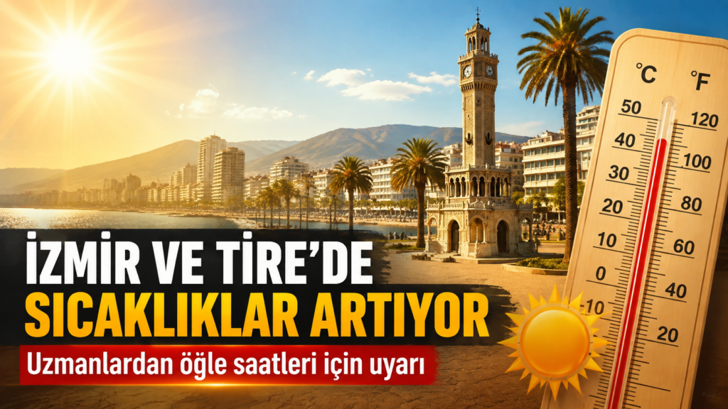 İzmir ve Tire’de Sıcaklıklar Artıyor