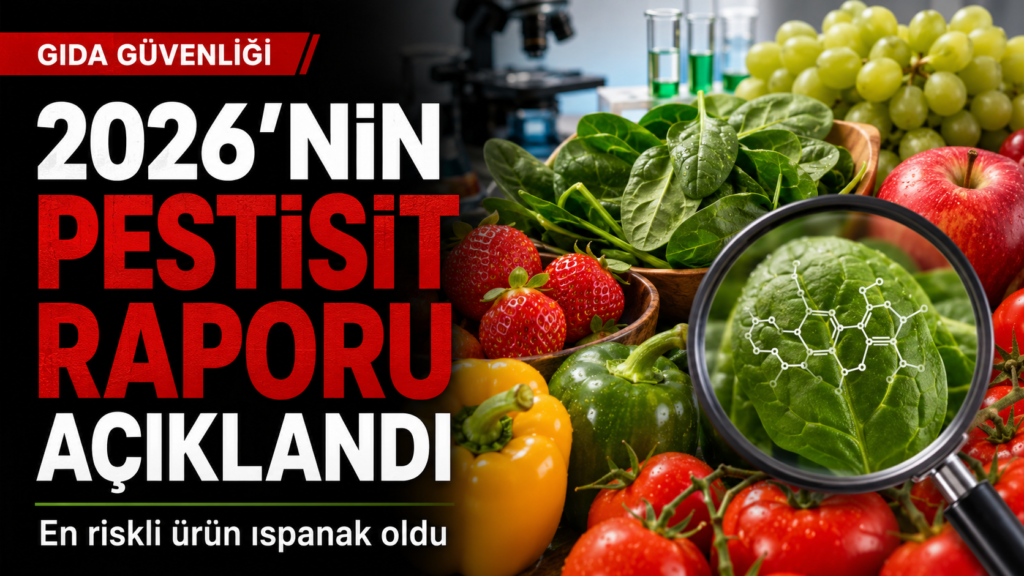 2026’nın Pestisit Raporu Açıklandı: En Riskli Ürün Ispanak Oldu