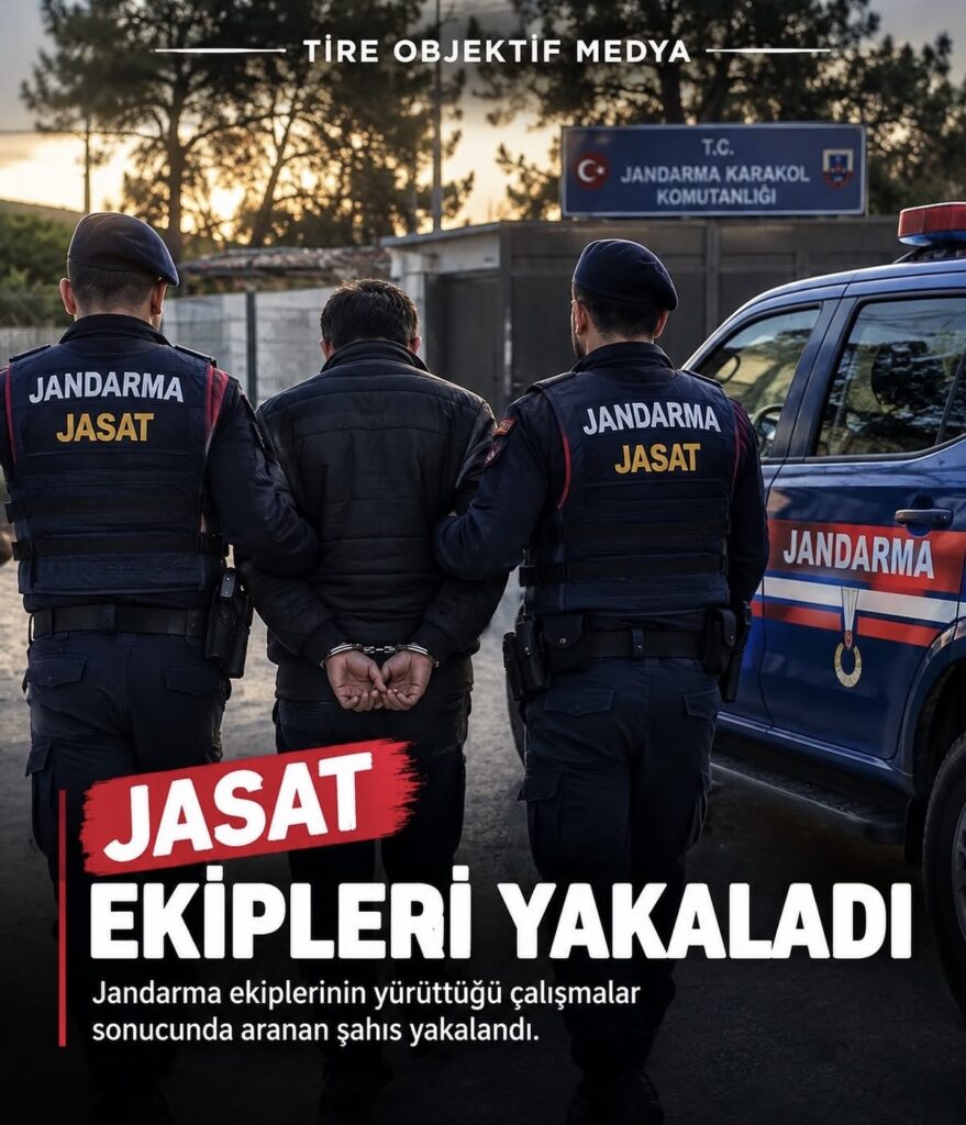 Tire’de Aranan Şahıs JASAT Ekiplerince Yakalandı