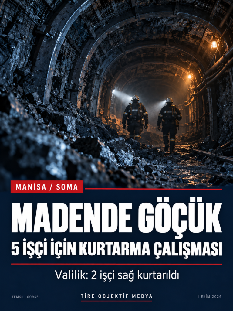SOMA’DA MADENDE GÖÇÜK: 5 İŞÇİYE ULAŞMAK İÇİN ÇALIŞMALAR SÜRÜYOR