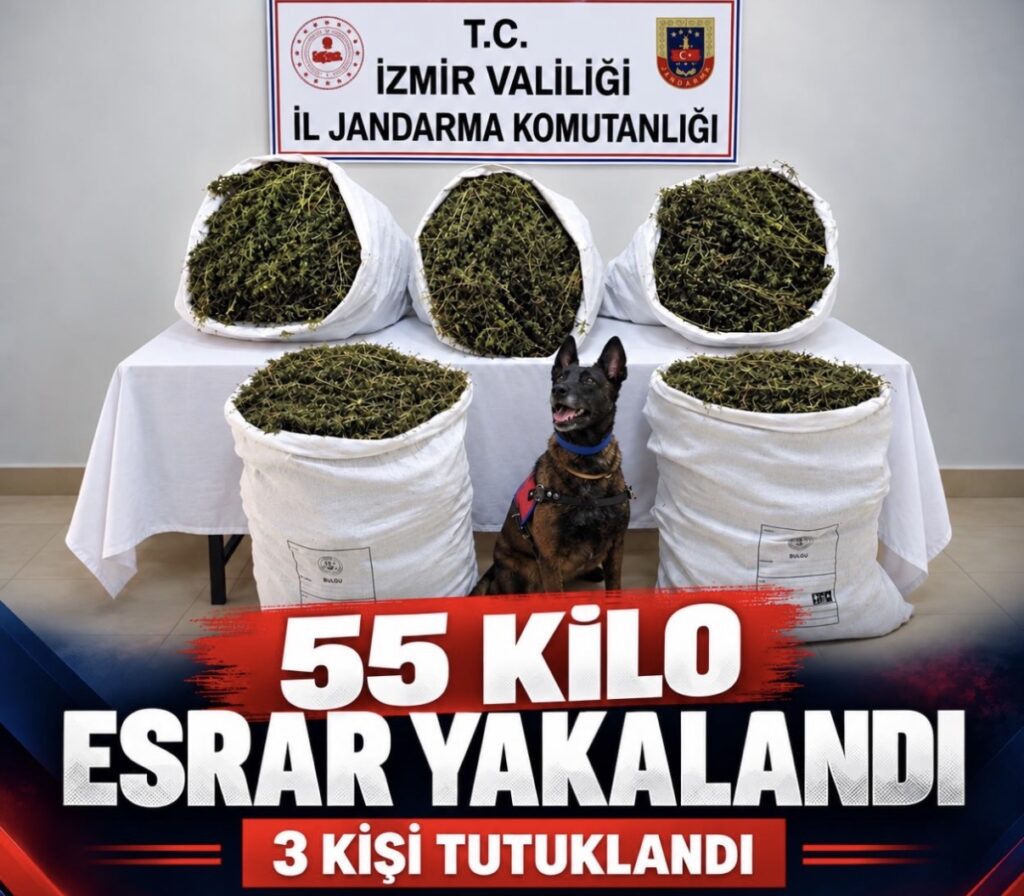 🚨 TİRE’DE 54 KİLO 800 GRAM KUBAR ESRAR ELE GEÇİRİLDİ!
