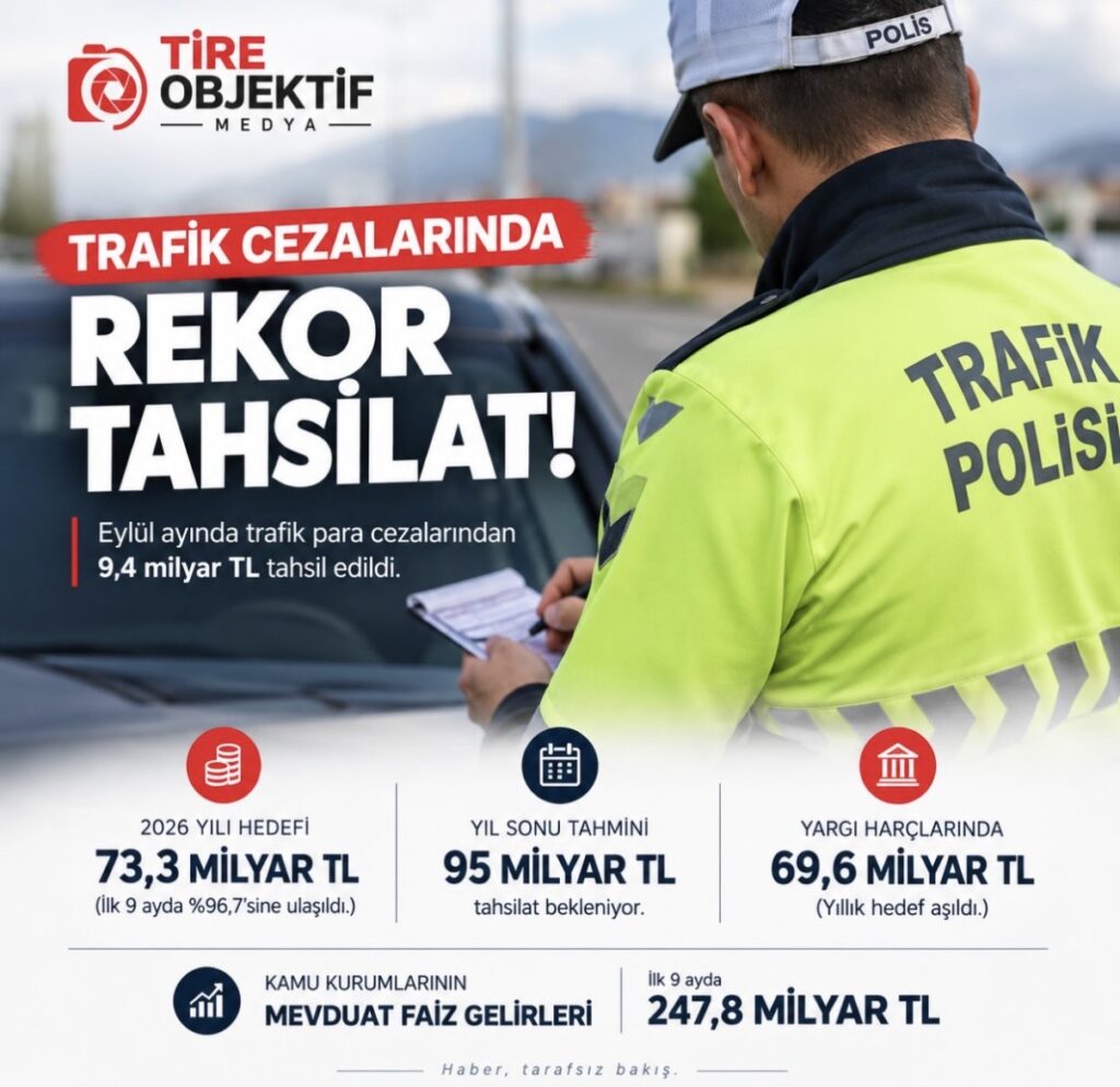 Trafik Cezalarında Rekor Tahsilat: Eylül Ayında 9,4 Milyar TL